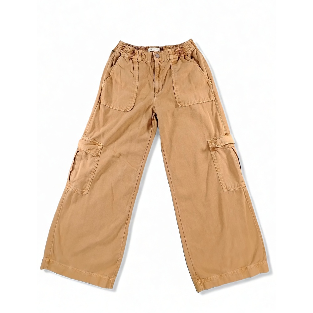 O'Neill Cotton Utility Cargo Pants Size S Wide Leg Trousers Streetwear Y2K Era